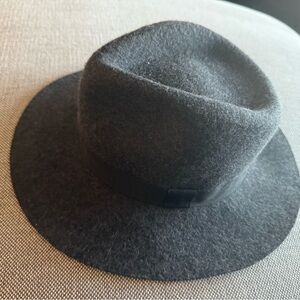 Biltmore by Madewell Charcoal Felt Hat